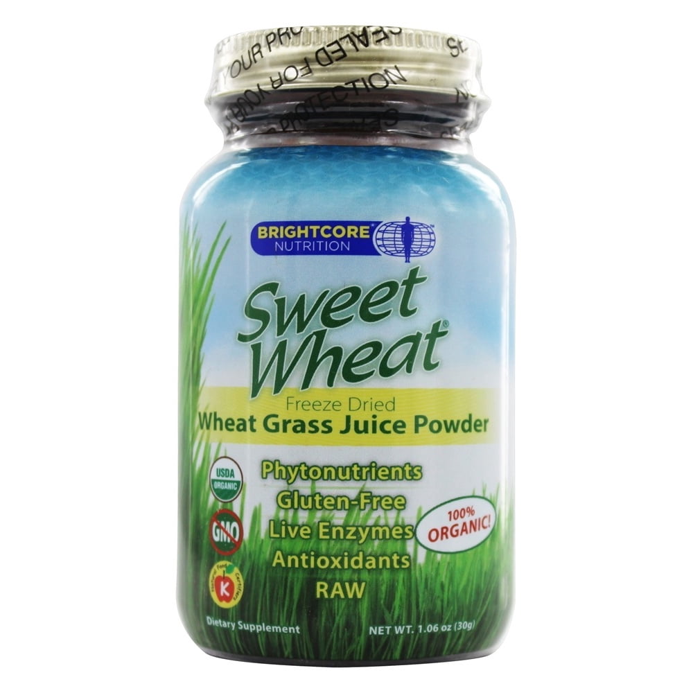 Brightcore Nutrition Sweet Wheat Organic Wheat Grass Juice Powder