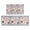 Pioneer Flower Floral-2, variant on Pioneer Flower Floral Print Pattern Kitchen Rugs Sets Of 2, Anti Fatigue Non Slip Washable Floor Mats for Kitchen Sink Laundry, 17X30 Inch   17X47 Inch