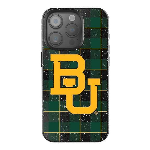 Keyscaper Baylor Bears Plaid Bling iPhone Case