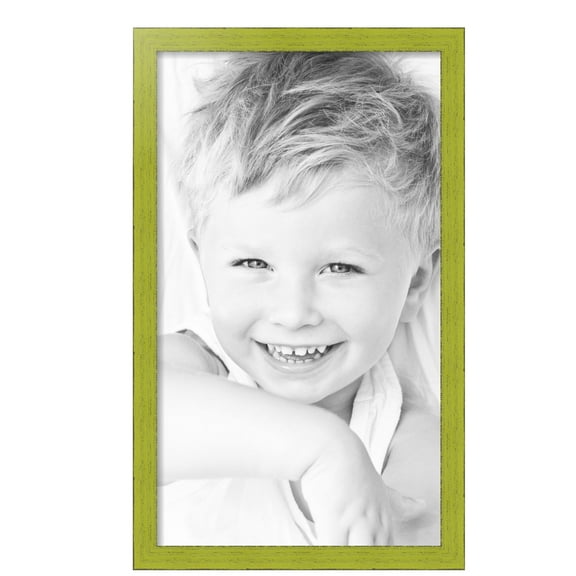 ArtToFrames 18" x 31" Modern Green Picture Frame, 18x31 inch Green Wood Poster Frame (WOM-4589), Pack