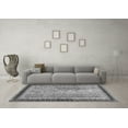 thumbnail image 3 of Ahgly Company Indoor Square Oriental Gray Modern Area Rugs, 7' Square, 3 of 4