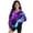 Blue Purple Lightning, variant on Uorisanigo Girls Half Zipper Sweatshirts Loose Long Sleeve Pullover Top Size 5-14 Drop Shoulder Blue Purple Lightning Quarter Zipper Cropped Sweatshirt Teen Girl School Athletic Tops