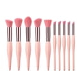 thumbnail image 2 of 10PCS Cosmetic Makeup Brush Set - Foundation Powder Eyeshadow Eyebrow Blush Concealer Brush Kit, Make Up Brushes Set, Makeup Brushes & Tools, Professional Makeup Brush Set, Beauty Tools, Travel, 2 of 9