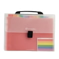 thumbnail image 4 of FOLOYORI Expanding File Folder with Handle, 13 Color-Coded Label Pockets, PP Material for Organized Document Storage, 4 of 8