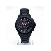 New Michael Kors Ryker 43mm Steel Chronograph Black Dial Men Quartz Watch MK8529