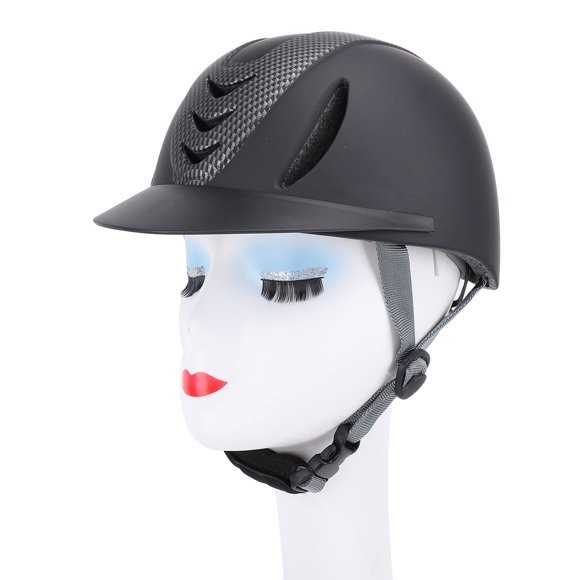 Casque Équestre pour Enfants Léger Respirant Chapeau d'Équitation Taille Ajustable pour Enfants