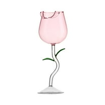 OEFNTAC Rose Pattern Red Wine Glass High-End Tall Glass Cup 150ml Red Wine Glasses Elegant Wine Glasses Gift for Her Romc Wine Glasses