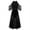 Black, variant on IBTOM CASTLE Women Lyrical Dance Dress Shiny Criss Cross Spaghetti Strap Full Circle Mesh Tulle Long Dress with Brooch Pin M White