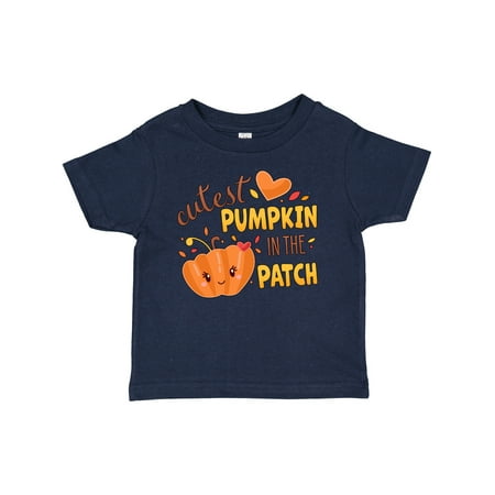 

Inktastic Cutest Pumpkin in the Patch with Orange Heart Gift Baby Boy or Baby Girl T-Shirt