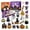 B(Purlpe), variant on Decorr Halloween Advent Calendar 2026, 31 Pcs Plastic Building Block Blind Box, Halloween Countdown Calendar Spooky Haunted House Brick Assembly Toy Set, Halloween Gifts For Kids