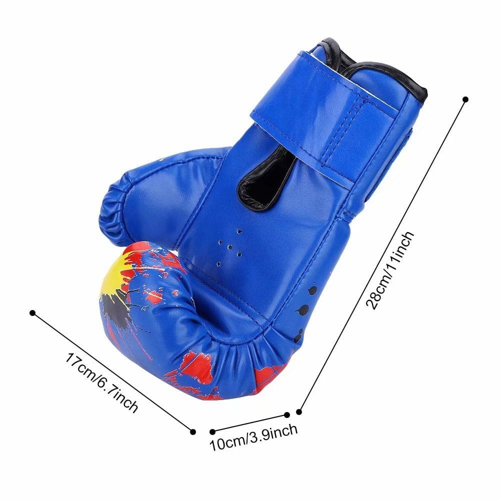 Kids Boxing Gloves, PU Children Sparring Punching Punch Training Gloves