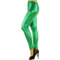 thumbnail image 2 of LAVRA Women's Metallic Shiny Full Length Leggings, 2 of 2
