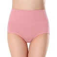 thumbnail image 2 of Qarigey Ropa interior de mujer Bragas de algodón de cintura alta Chica Embarazada Calzoncillos elásticos de color sólido, Rojo, L Prendas para la parte inferior del cuerpo Gamba roja SG, 2 of 6