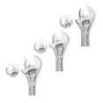 thumbnail image 2 of MAXPOWER Adjustable Wrench Set (6in, 8in, 10in), CR-V, 3PCS, 2 of 7