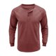 thumbnail image 4 of Blusa para hombre Henley Camisetas Manga larga Verano Tops Hombres Jersey acanalado Ropa diaria Camiseta básica, 4 of 5