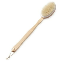 Bristle Wooden Long-Handled Bath Shower Body Back Dry Skin Cleaning Tool Spa Scrubber Brush