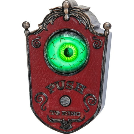 Eyeball Doorbell Animated Halloween Decoration