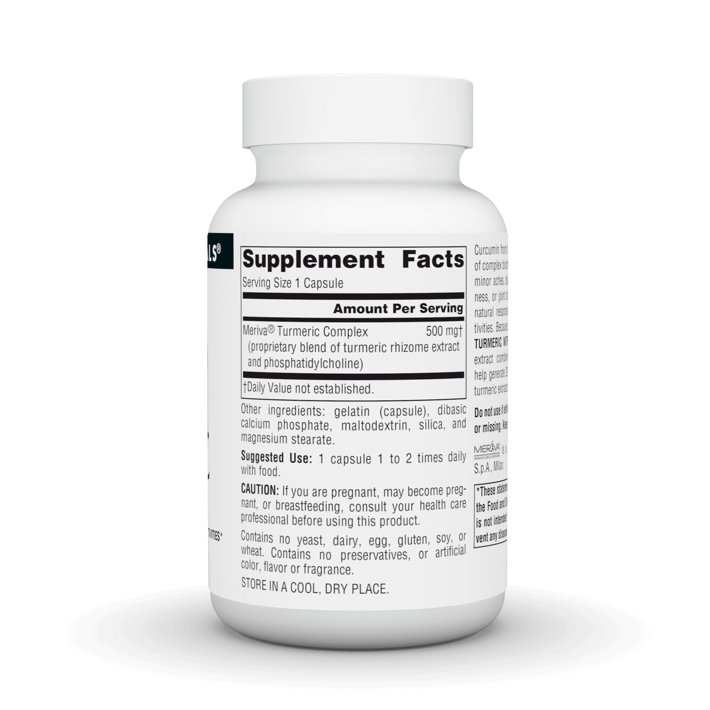 Source Naturals Turmeric with Meriva Eases Discomfort from Everyday Activities*  500 mg - 60 Capsules