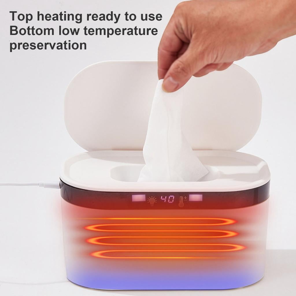 Lerpwige Baby Wipe Warmer Large Capacity Wipes Dispenser Fast and Even Heating 3 Gear