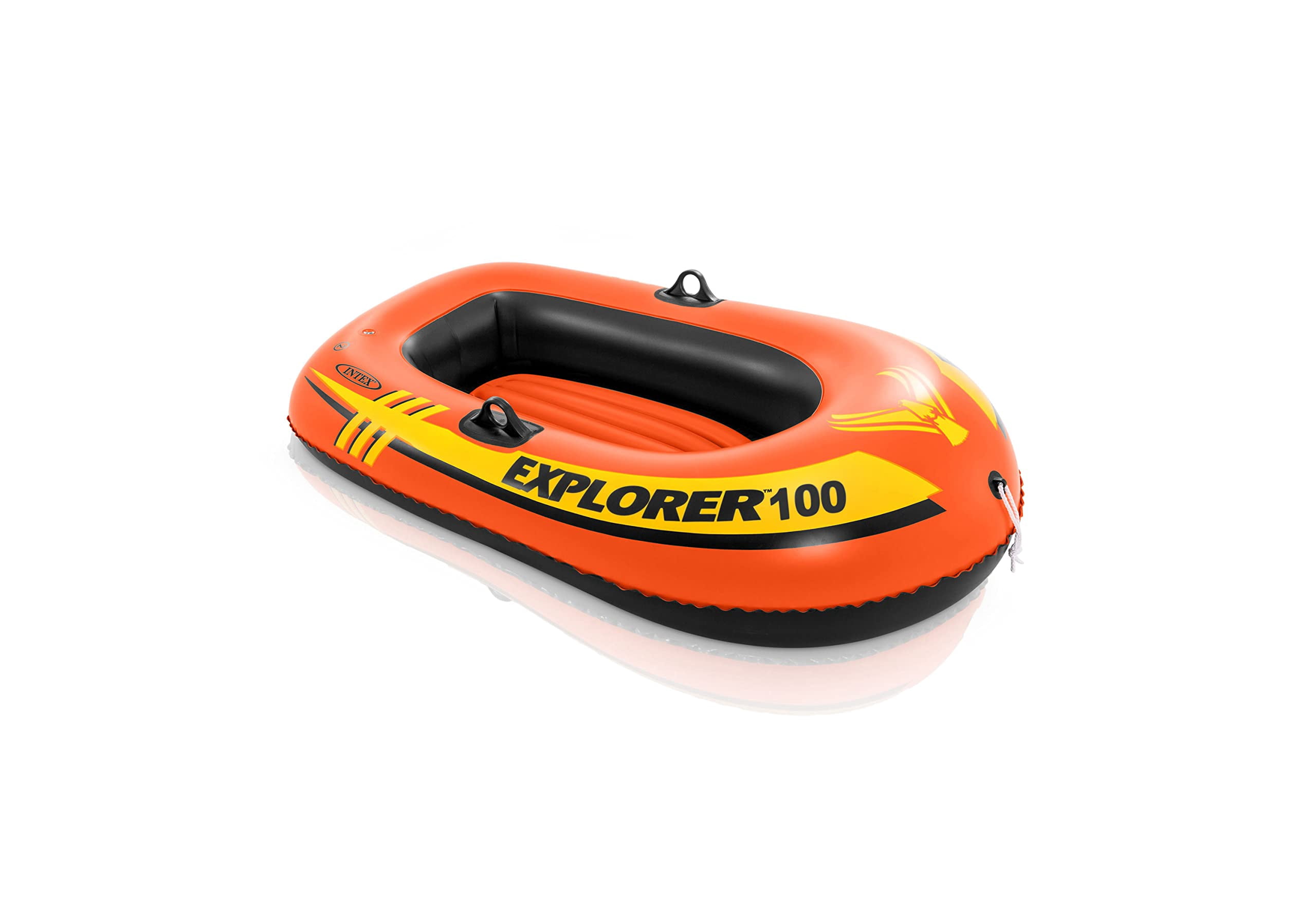 Bote inflable de remos en balsa Intex Explorer 100 para 1 persona para ...