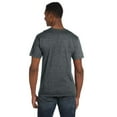 thumbnail image 4 of Gildan Softstyle V-Neck T-Shirt GR64, Adult Men's Short Sleeve V-Neck T-Shirt Modern fit Tee, Dark Heather M, 4 of 4