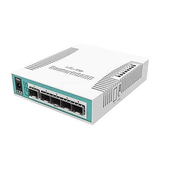 Mikrotik CRS106-1C-5S Gigabit Ethernet (10/100/1000) Power Over Ethernet (PoE) White Network Switch