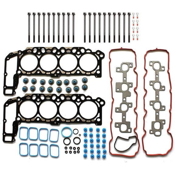 SCITOO Replacement for Head Gasket Set with Bolts for Mitsubishi Grand for Cherokee for Jeep Commander for Dodge for Durango Dakota 2004-2007 Engine Head Gaskets Sets Kit