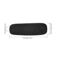 thumbnail image 2 of Uxcell 144mm Long Black Mic Cover Headset Windscreen Foam, 2 of 5