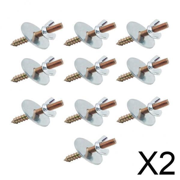 Tornillo de fijación,Tuercas y tornillos para hacer perchas para pájaros,Tornillos y tuercas para perchas de jaulas de pájaros y soportes para loros,Tornillos de fijación para perchas de