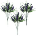 thumbnail image 2 of Ramo de Flores Artificiales de Lavanda y Pinos Navideños, 2 of 7