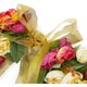thumbnail image 5 of Corona de rosas con lazo para puerta principal, decoración de San Valentín (34 cm, rojo y amarillo), 5 of 6