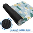 thumbnail image 6 of Long Mouse Pads for Desk,Pioneer Flower Floral Print Pattern Desk Mats on Top Of Desks, Desk Mouse Pad Extra Large with 3mm Non-Slip Base and Stitched Edge for Gaming,Office,Work,Home 31.5"x11.8", 6 of 6