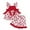 Red, variant on REDARER Summer Toddler Girls Fly Sleeve Watermelon Prints Vest T Shirt Tops Ruffles Shorts Outfits,2-3 Years