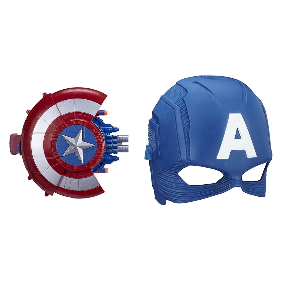 Maschera E Scudo Di Capitan America