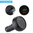 thumbnail image 3 of 3in1 Auto Gauge Dual LED Digital Display Voltmeter   Lighter USB Car  Temperature  Meter, 3 of 8
