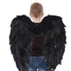 thumbnail image 4 of Alas de plumas de hada ángel para niños, disfraz de alas de ángel, accesorios de decoración para fiesta de Navidad Negro, 4 of 8