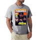 thumbnail image 1 of Camiseta negra de los 90 para hombre ropa lisa de moda coreana camisetas de algodón, 1 of 7