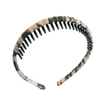 Teeth Headbands for Women Multicolors Non Tooth Comb Headbands Hair Hoops Soft Hair Accessories Kids Barrettes for Hair Wooden Hair Sticks 5 Inches Cat Ear Hair Band Make up Hair Barrettes Hair Clip