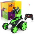thumbnail image 6 of Allaugh Rolling Remote Control Stunt Car 360 , RC Cars Flip and Roll for 3-10 Kids, Green, 6 of 7