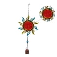 thumbnail image 2 of Campanas De Viento De Sol Retro Campanas De Viento Al Aire Libre Campanas De Viento Musicales Tubo Arte Del Hierro Decoración Colgante Con Vidrio Transparente De Color Para Balcón Decoración Advancent HA025247-02, 2 of 7