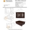 thumbnail image 5 of Premier Copper Products Ka70db33229-Sd5 33" Hammered Copper Kitchen Apron 70/30 - Bronze, 5 of 5