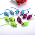 thumbnail image 4 of 6 piezas de cuerda elástica para ratón, juguete divertido para gato, juguete interactivo (color aleatorio), 4 of 7