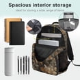 thumbnail image 6 of Uorisanigo Camo Hunting Deer Kids Backpack for School, 17 Inch Large Capacity Rucksack, Large Capacity Bookbag for 6-12 Year, Perfect for School, Camping and Hiking, 6 of 7