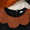 thumbnail image 6 of WIBACKER Newborn Baby Boys Girls Halloween Pumpkin Hooded Costume Infant Sleeveless Romper & Hat Costumes Set Photo Shoot Costumes, 6 of 9
