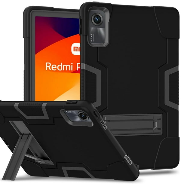 Funda protectora para Xiaomi Redmi Pad SE 11 2023 con soporte negro