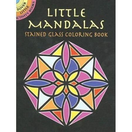 Stained Glass Coloring - Little Mandalas Stained Glass Coloring Book