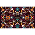 thumbnail image 5 of Rocae Colorful Mexican2 for Durable Canvas Backpack Leisure Large Bag Travel Rucksack Multi-function Backpack Small, 5 of 8