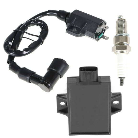 PET-U Ignition Coil Spark Plug CDI For Kawasaki Bayou 220 KLF220A 1996-2002 Bayou 250