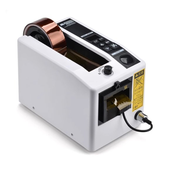 Automatic Tape Cutting Machine, Double Sided Electric Tape Dispenser 6-50mm, Adhesive Paper Cutter Packaging Machine M-1000
