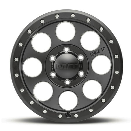 1 Mickey Thompson 17x9 6X5.50 -12 Classic Pro Black Satin Black with Zinc Bolts Wheel Rim